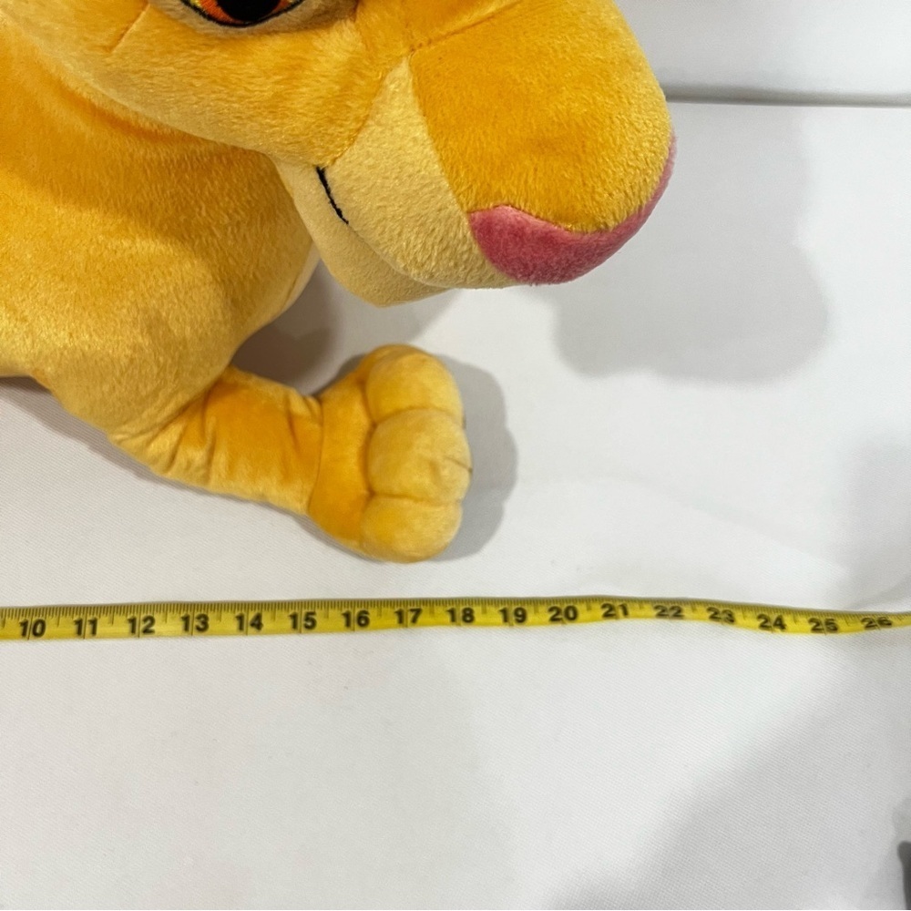 Disney Lion King Simba Plush Stuffed Animal Size 19" Golden Yellow - Picture 13 of 15
